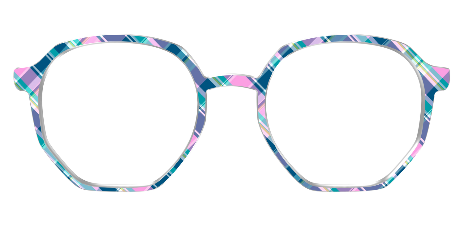 The Breezy Plaid - Front Top Image - Pair Eyewear