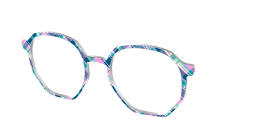 The Breezy Plaid - Angle Top Thumbnail - Pair Eyewear
