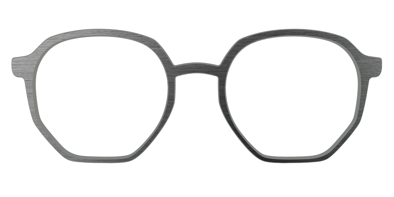 The Brushed Nickel - Front Top Image - Pair Eyewear