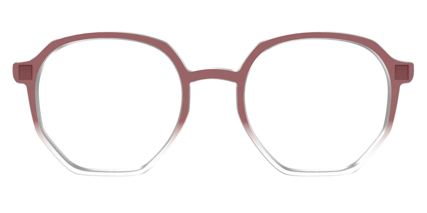 The Burgundy Gradient Crystal - Front Top Image - Pair Eyewear