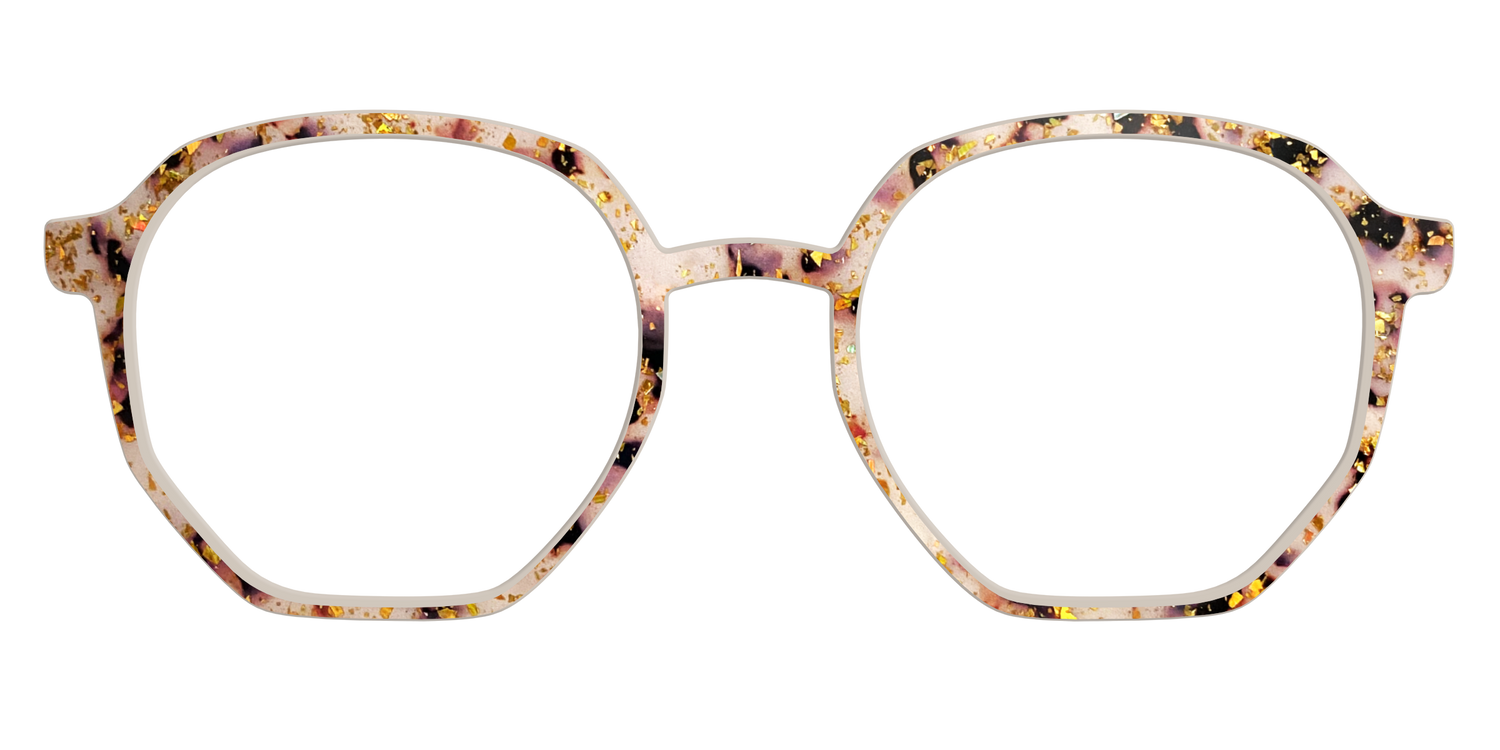 The Buttercream Tortoise with Gold Flakes - Front Top Image - Pair Eyewear