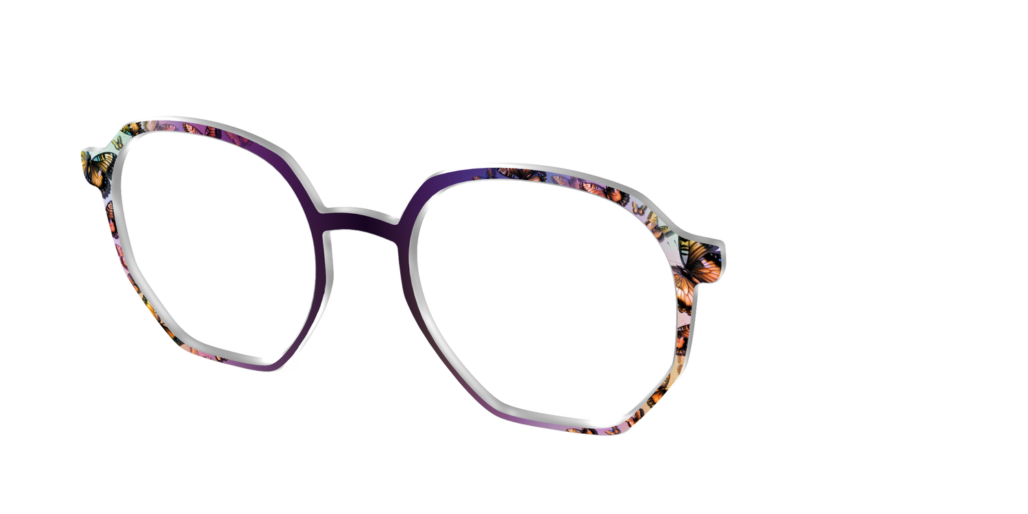 The Butterflies in Flight - Angle Top Image - Pair Eyewear