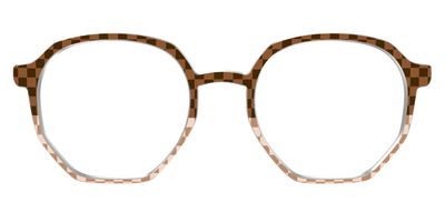 The Cappuccino Check Split - Front Top Thumbnail - Pair Eyewear
