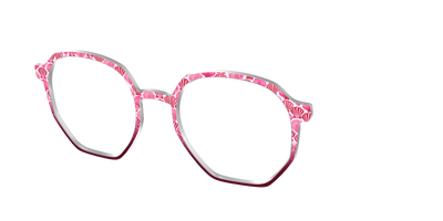 The Cerise Shell Scallop - Angle Top Thumbnail - Pair Eyewear