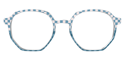 The Cerulean Check Split - Front Top Thumbnail - Pair Eyewear