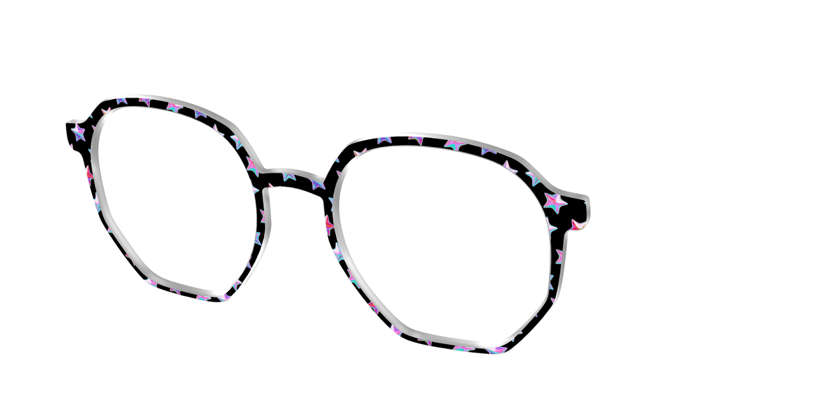 The Chrome Superstars - Angle Top Image - Pair Eyewear