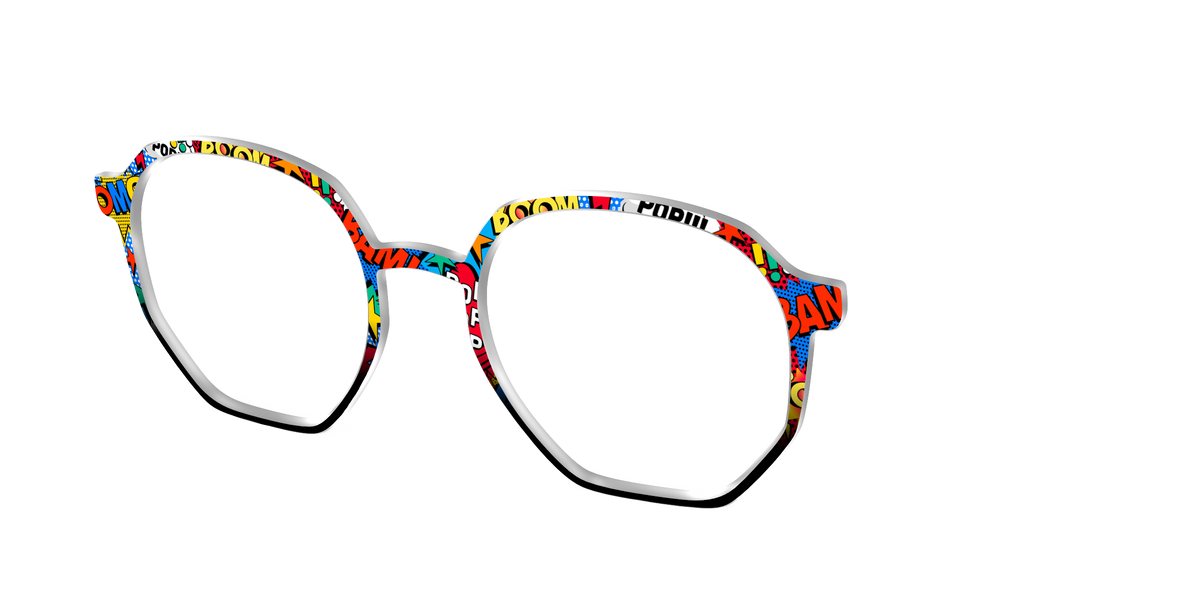 The Comic Strip - Angle Top Image - Pair Eyewear