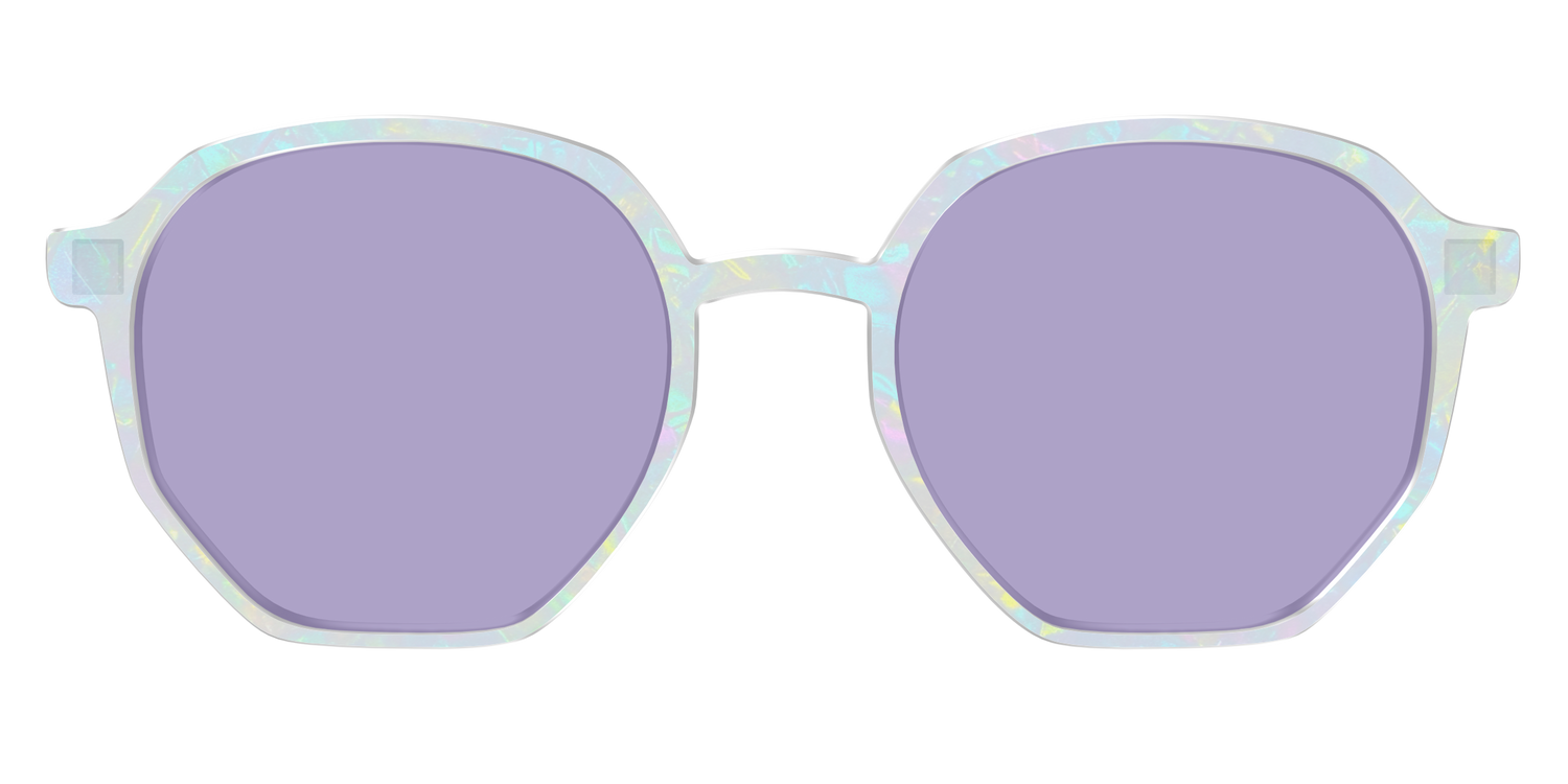 The Dazzling Opal with Celestial Purple Lens - Front Top Image - Pair Eyewear