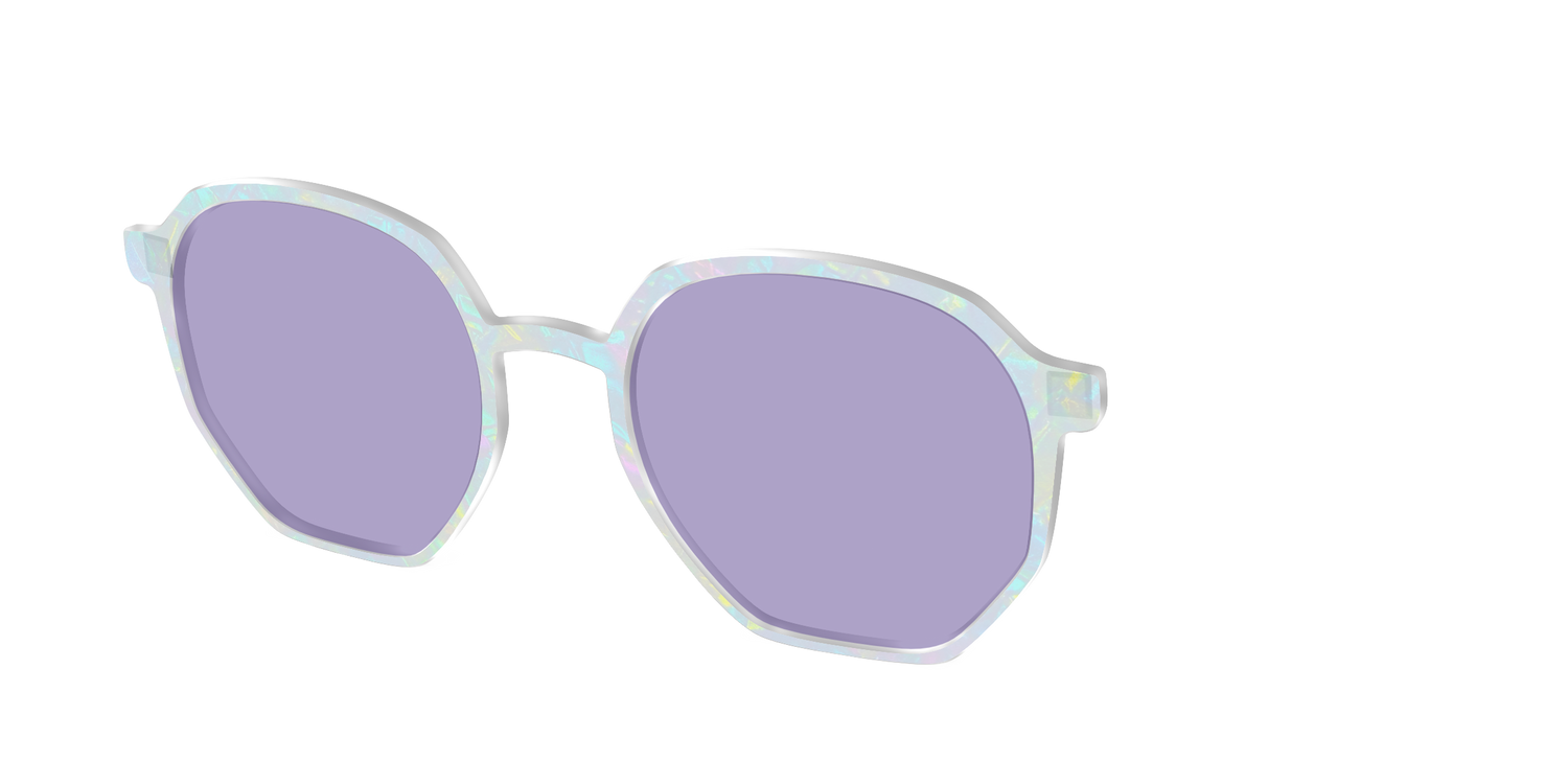 The Dazzling Opal with Celestial Purple Lens - Angle Top Image - Pair Eyewear