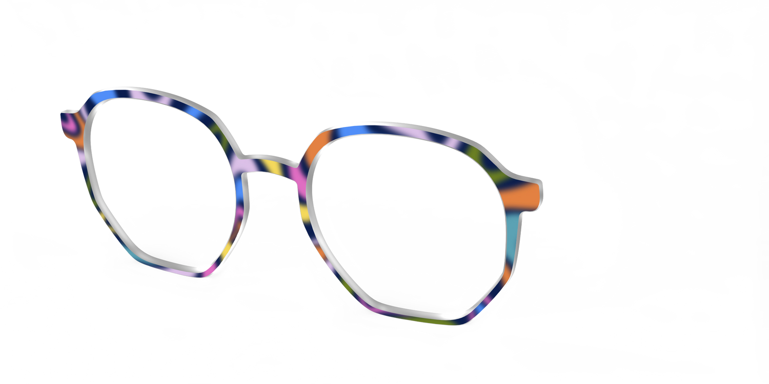 The Elementary Marble - Angle Top Image - Pair Eyewear