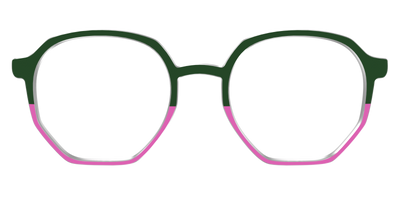 The Emerald and Flamingo Split - Front Top Thumbnail - Pair Eyewear