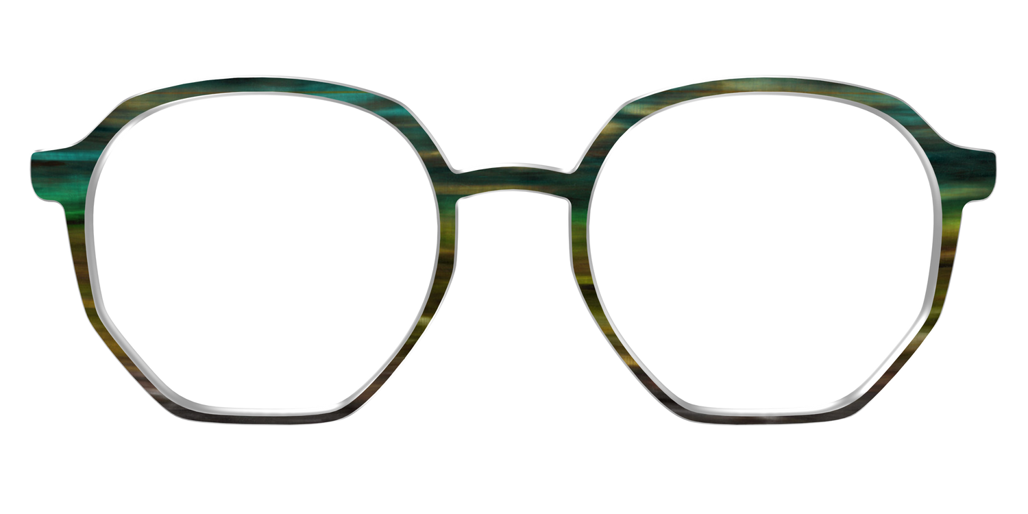 The Emerald Gradient Horn - Front Top Image - Pair Eyewear