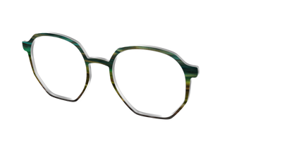 The Emerald Gradient Horn - Angle Top Thumbnail - Pair Eyewear