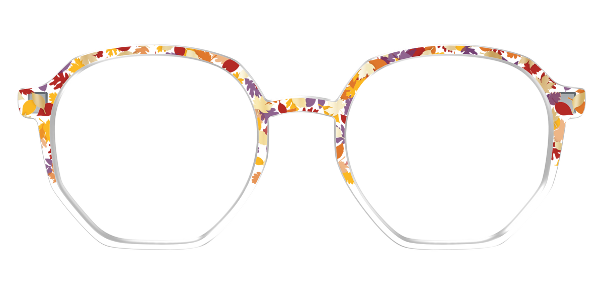 The Fallen Leaves Confetti Crystal - Front Top Image - Pair Eyewear