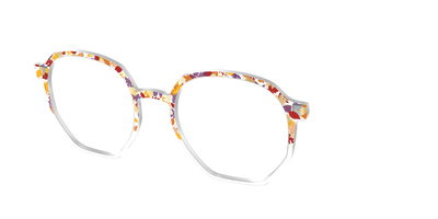 The Fallen Leaves Confetti Crystal - Angle Top Thumbnail - Pair Eyewear