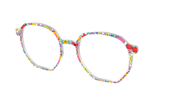 The Funky Foil Stickers - Angle Top Thumbnail - Pair Eyewear