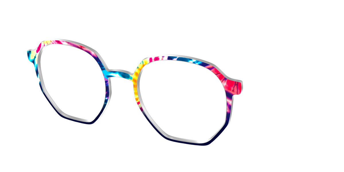 The Funky Tie-Dye - Angle Top Image - Pair Eyewear