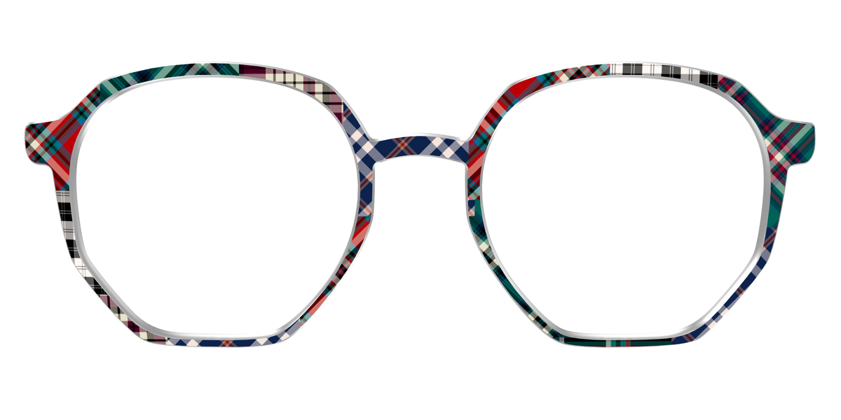 The Grunge Plaid Print Mix - Front Top Image - Pair Eyewear