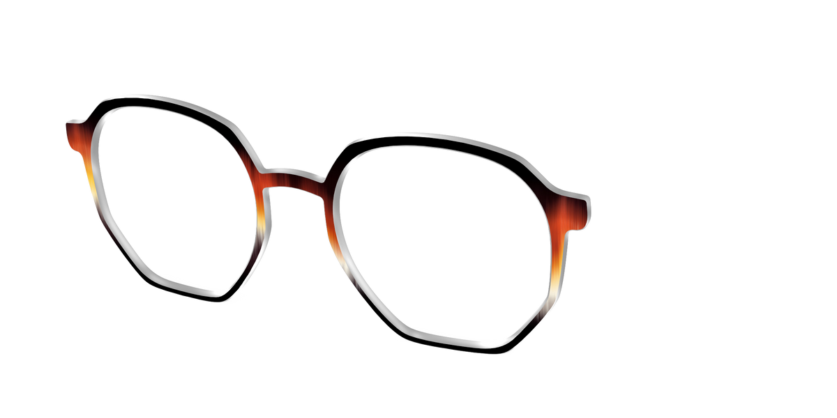 The Hallows' Eve Gradient - Angle Top Image - Pair Eyewear