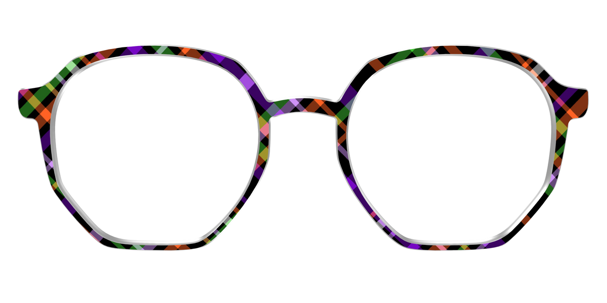 The Hexed Plaid - Front Top Image - Pair Eyewear