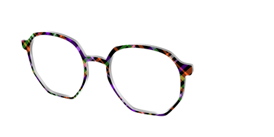 The Hexed Plaid - Angle Top Thumbnail - Pair Eyewear
