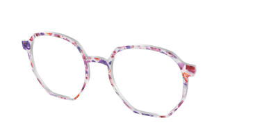 The Holographic Milky Floral - Angle Top Thumbnail - Pair Eyewear