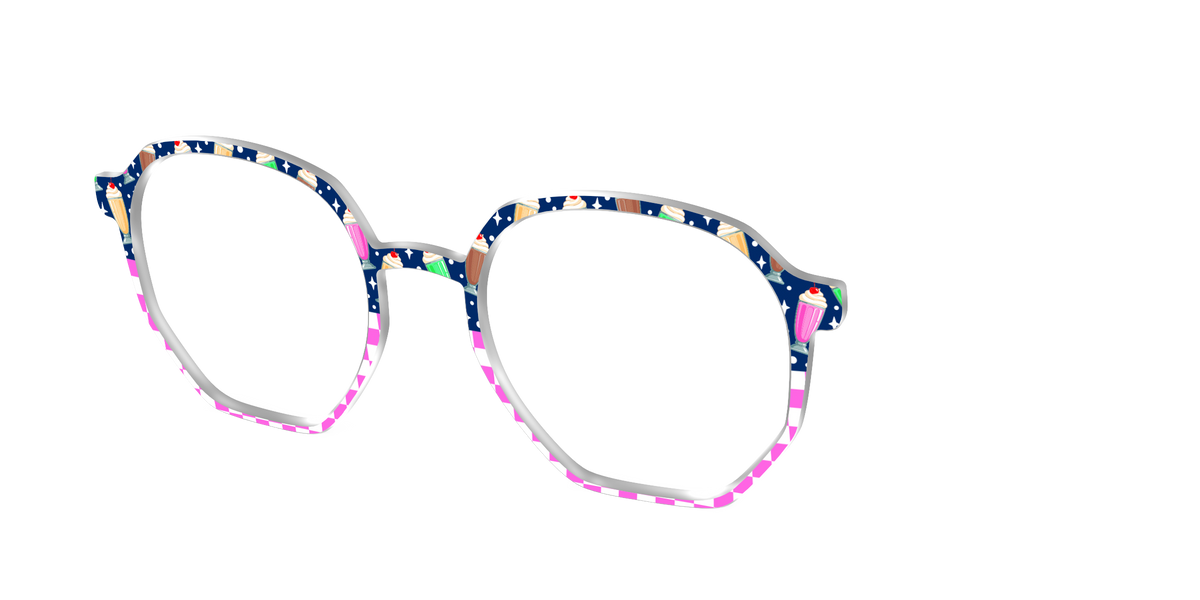 The Ice Cream Social Split - Angle Top Image - Pair Eyewear