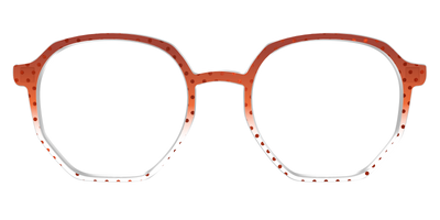 The Inferno Orange Gradient Crystal Polka Dots - Front Top Thumbnail - Pair Eyewear