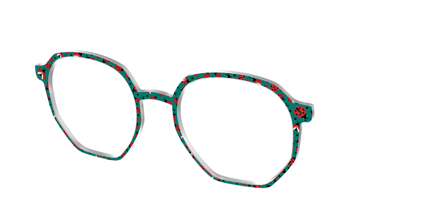 The Ladybug Bunch - Angle Top Image - Pair Eyewear