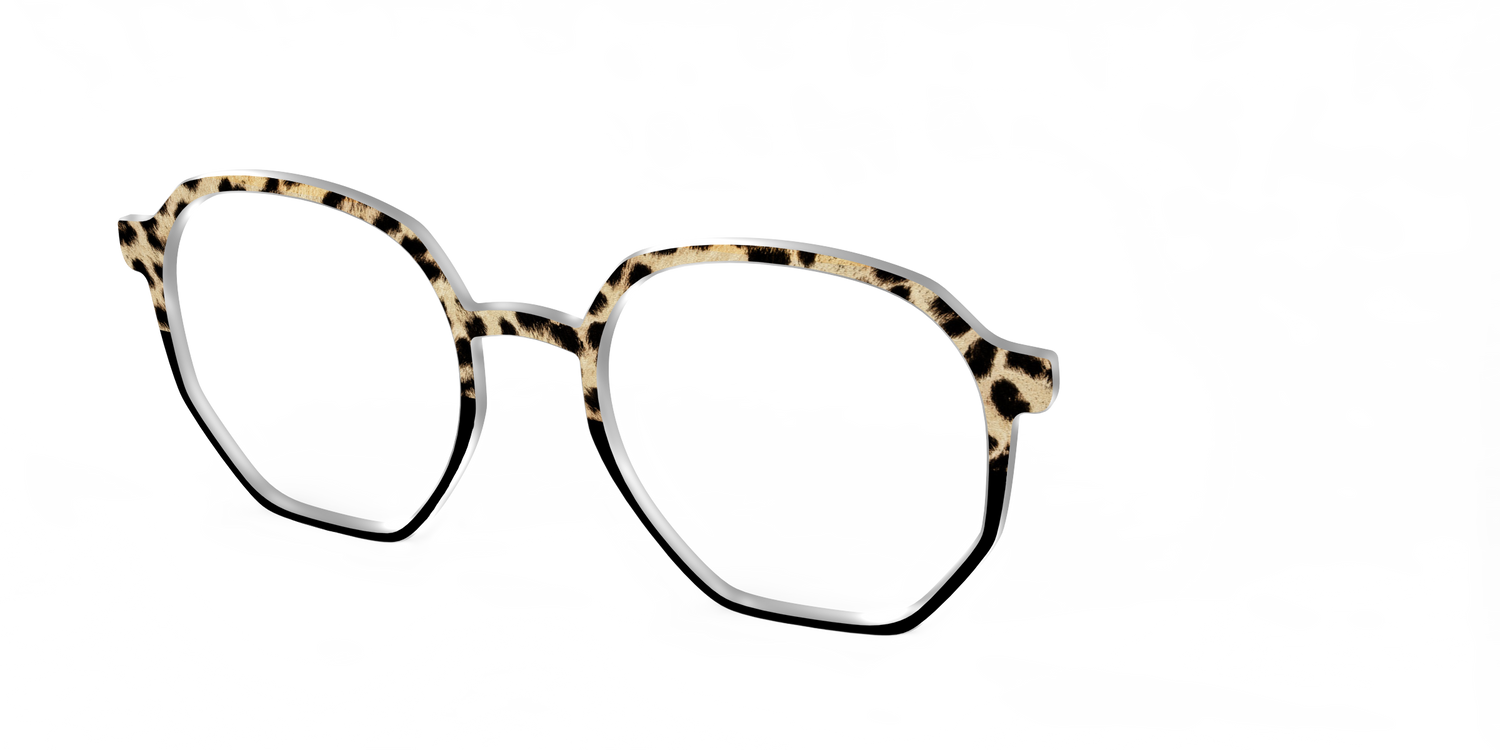 The Leopard Spots Split - Angle Top Image - Pair Eyewear