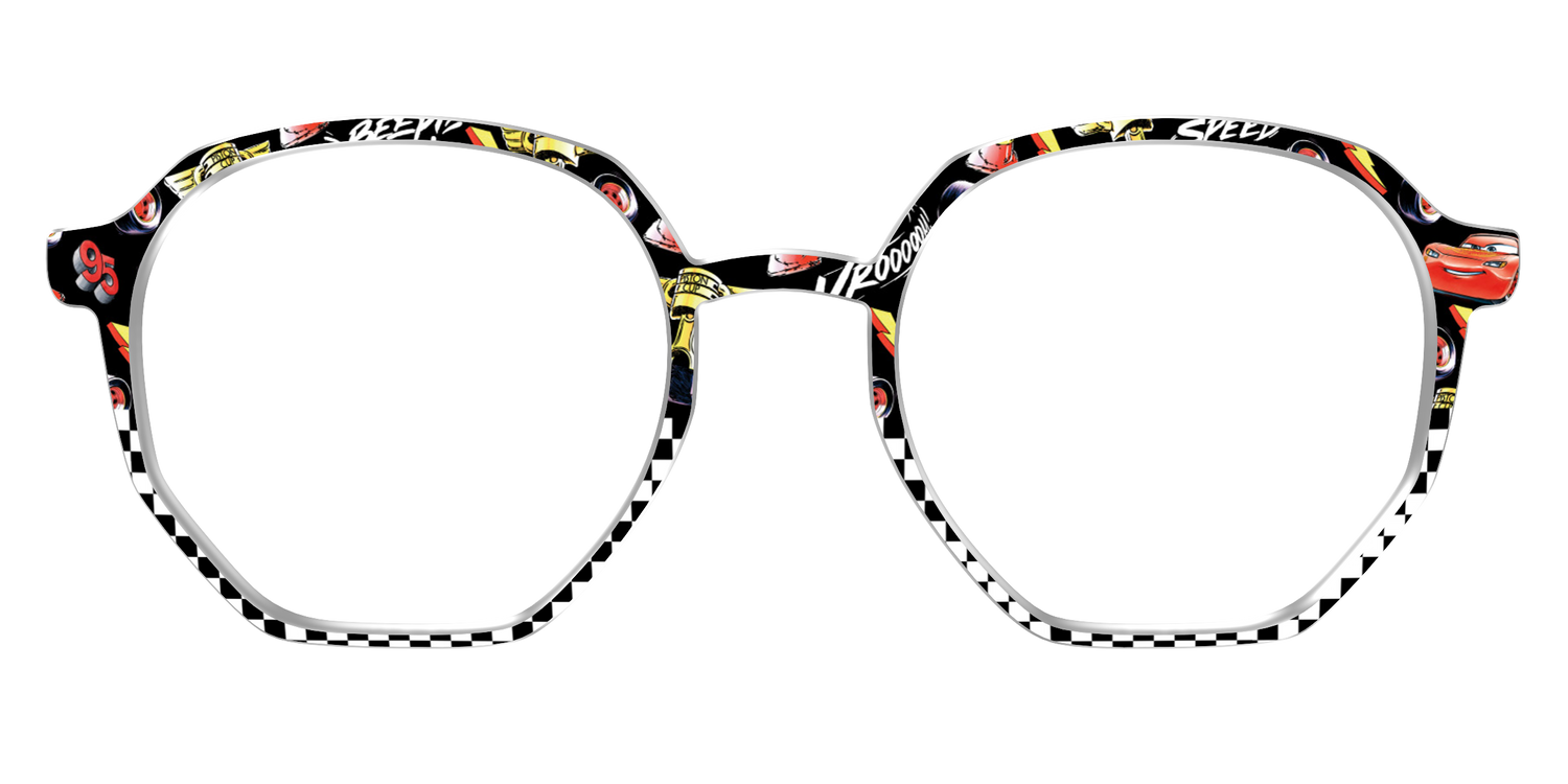 Lightning Mcqueen Speed Split - Front Top Image - Pair Eyewear