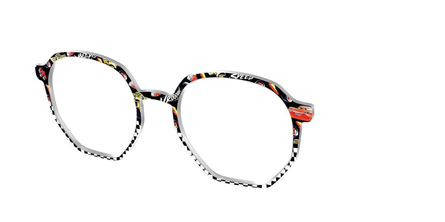 Lightning Mcqueen Speed Split - Angle Top Image - Pair Eyewear