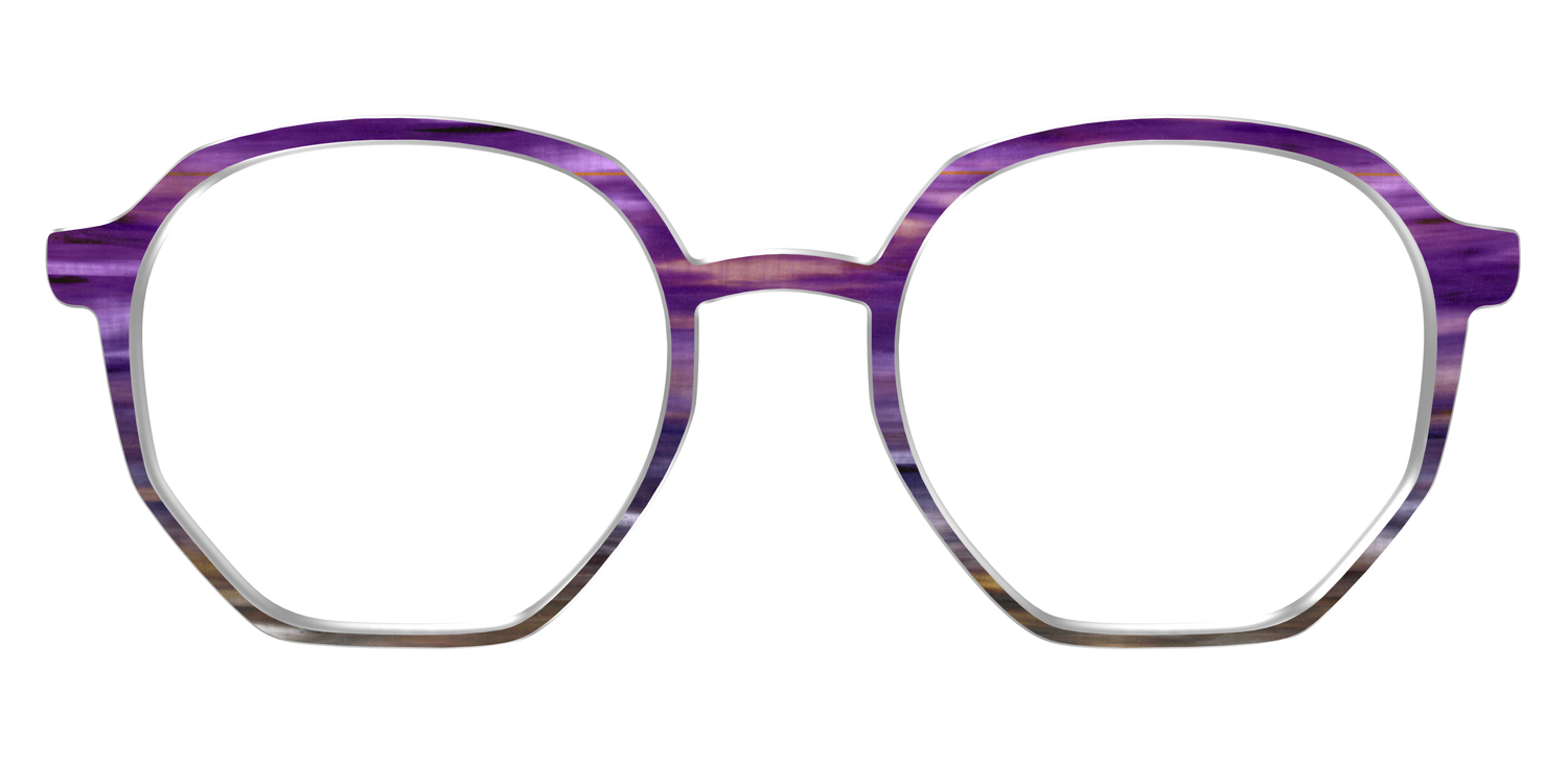 The Lilac Gradient Horn - Front Top Image - Pair Eyewear