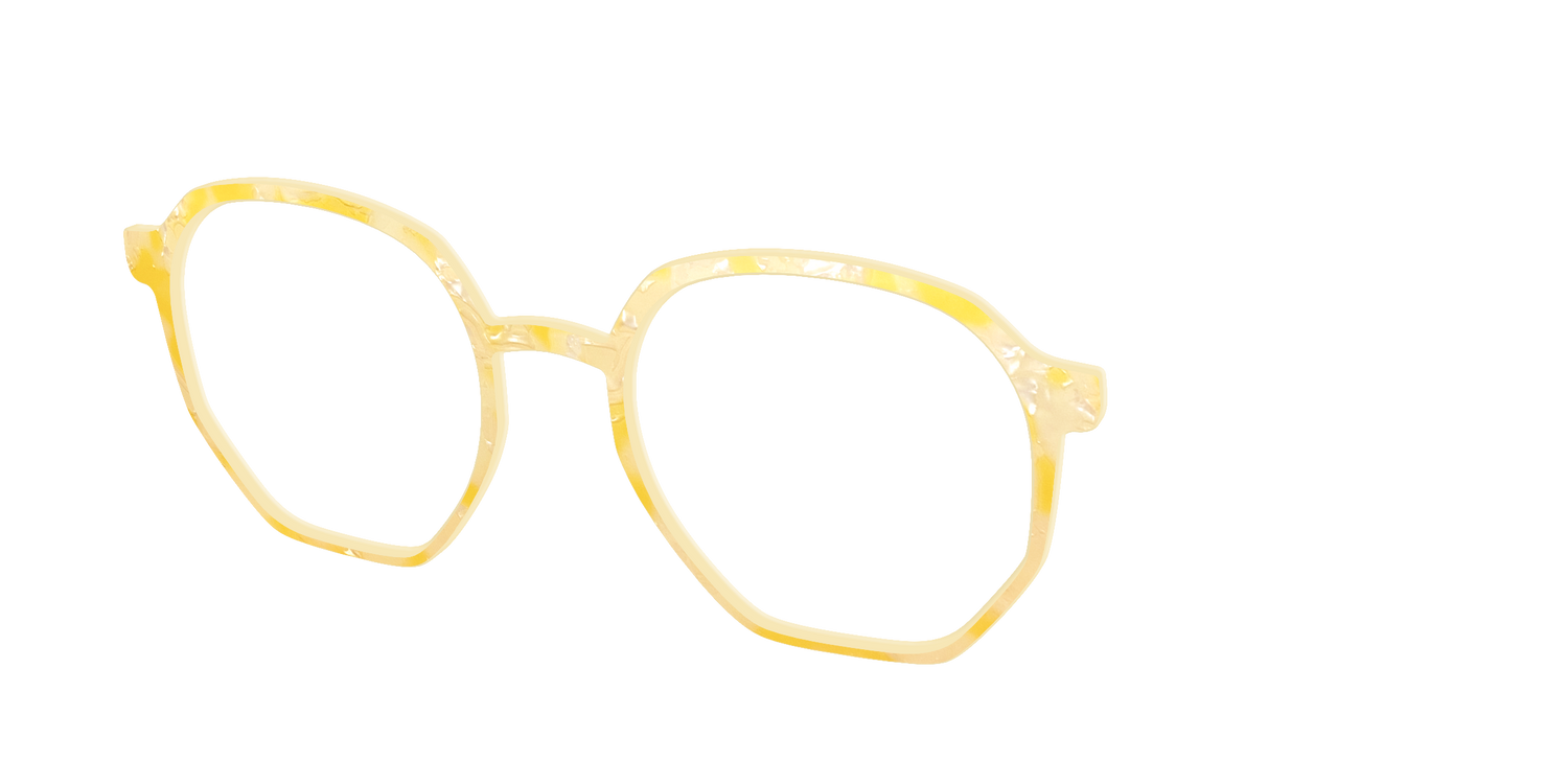 The Limoncello Pearl Marble - Angle Top Image - Pair Eyewear