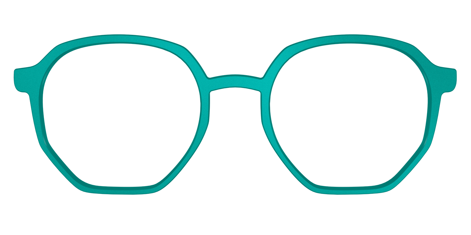 The Matte Jade - Front Top Image - Pair Eyewear