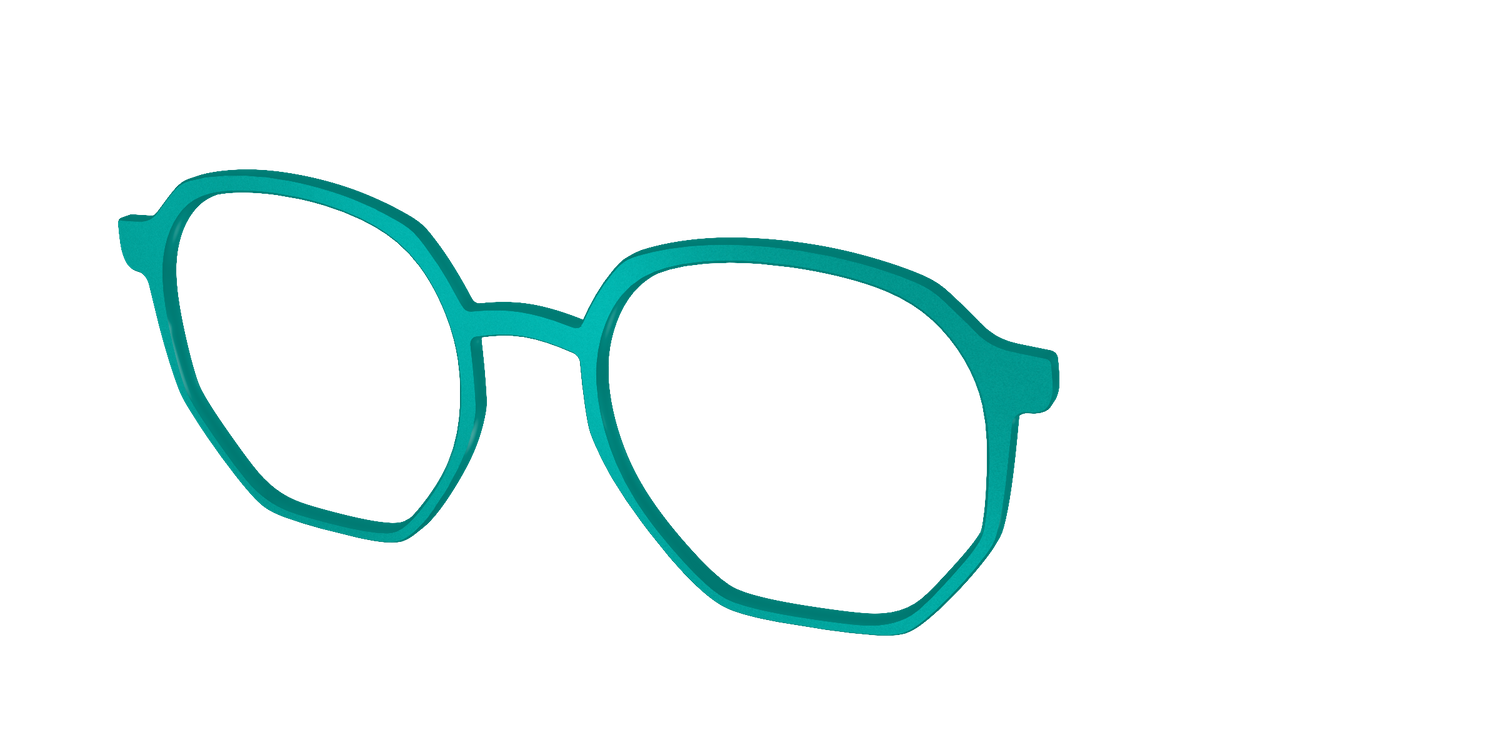 The Matte Jade - Angle Top Image - Pair Eyewear