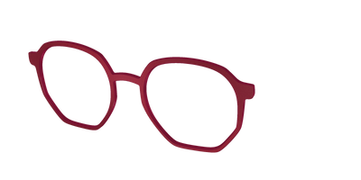 The Matte Burgundy - Angle Top Thumbnail - Pair Eyewear