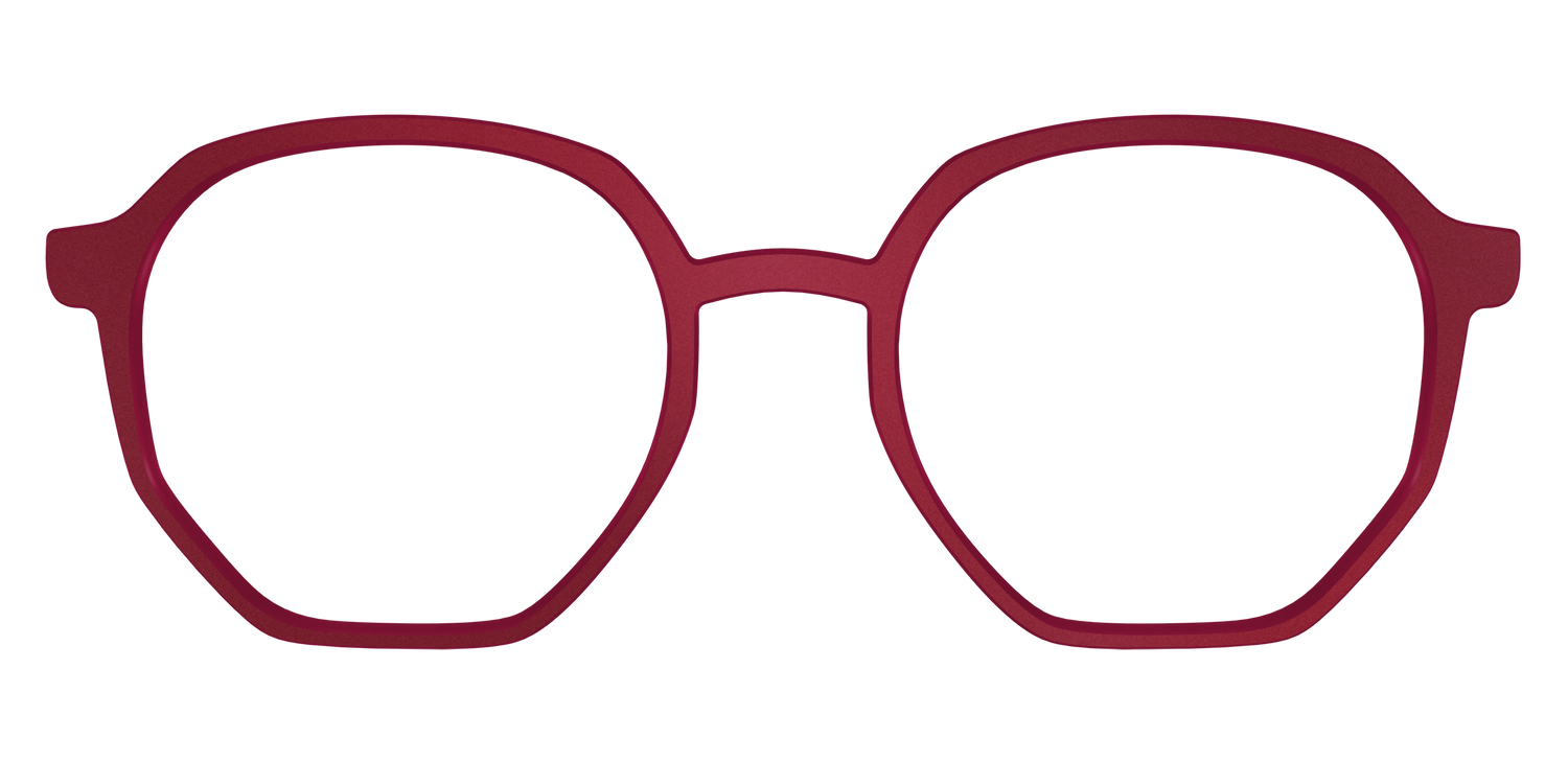 The Matte Burgundy - Front Top Image - Pair Eyewear