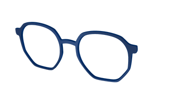 The Matte Navy - Angle Top Thumbnail - Pair Eyewear