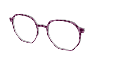The Merlot Gingham - Angle Top Thumbnail - Pair Eyewear