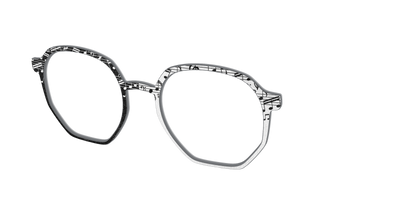 The Musical Shimmer Split - Angle Top Thumbnail - Pair Eyewear
