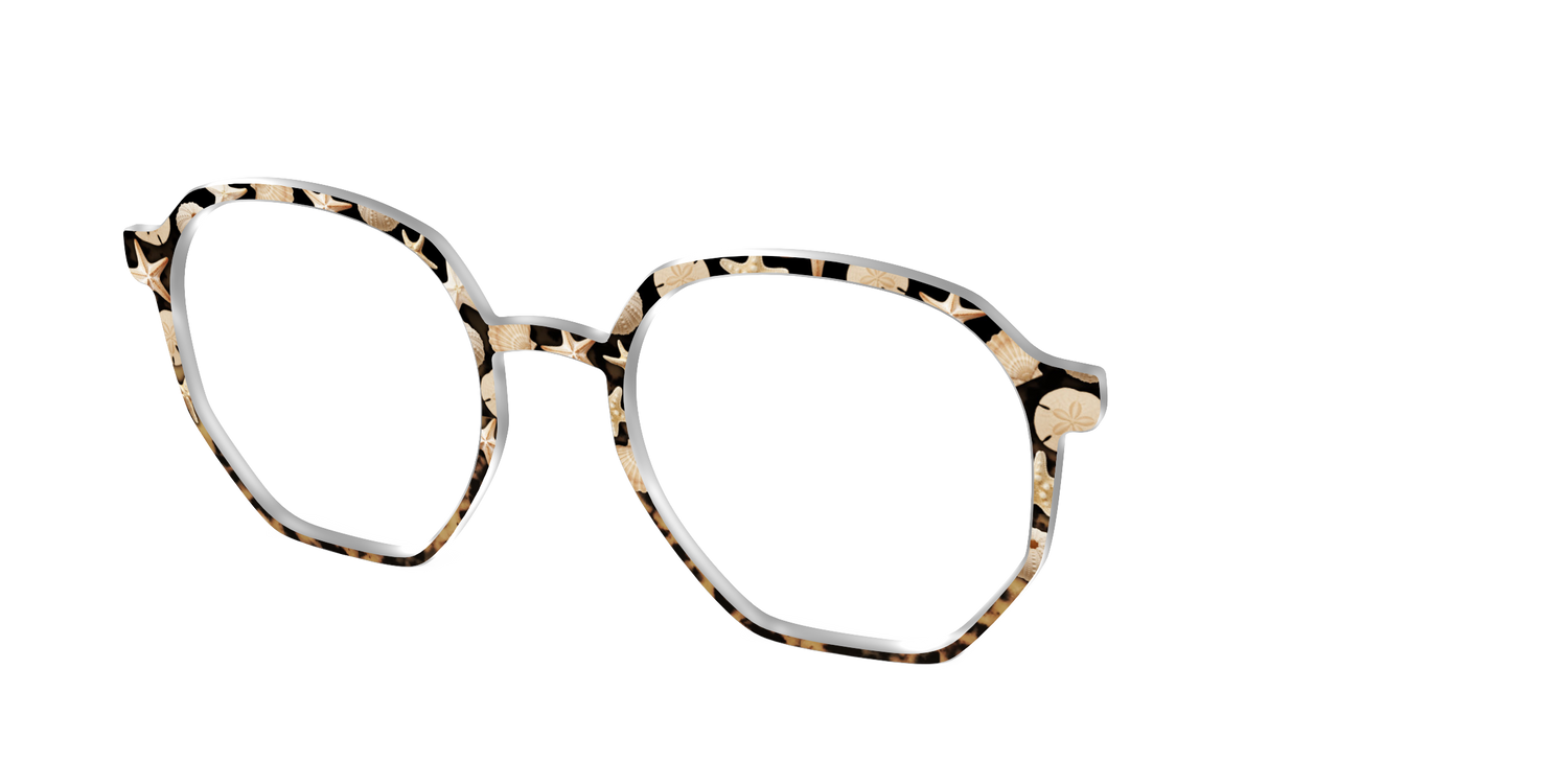 The Ocean Treasures Tortoise - Angle Top Image - Pair Eyewear