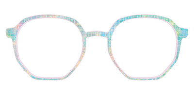 The Pastel Gradient with Holographic Hatching - Front Top Thumbnail - Pair Eyewear