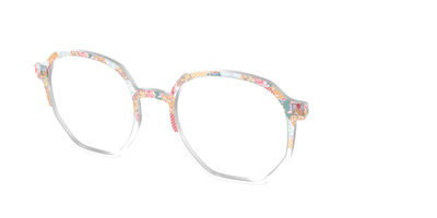 The Patchwork Hexagon Crystal Split - Angle Top Thumbnail - Pair Eyewear