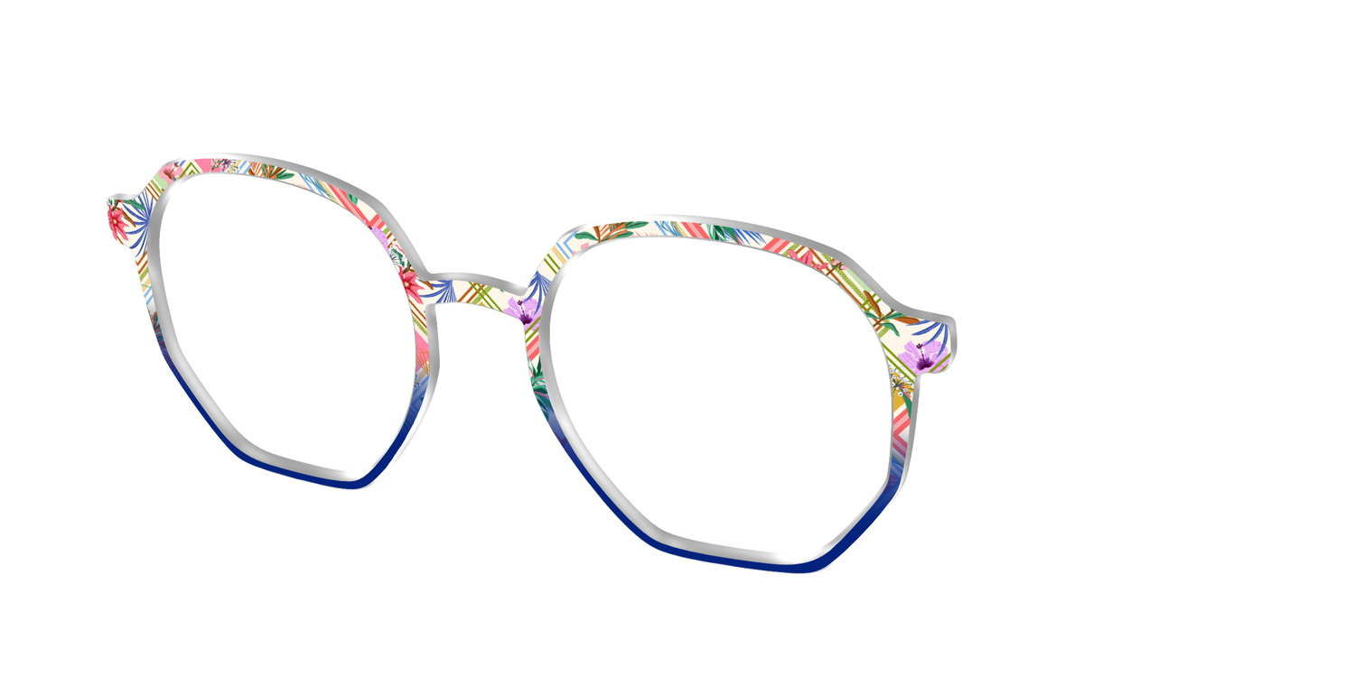 The Patchwork Scarves - Angle Top Image - Pair Eyewear