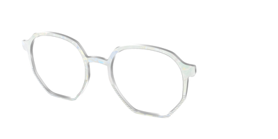 The Pearlescent Stripes Split - Angle Top Thumbnail - Pair Eyewear
