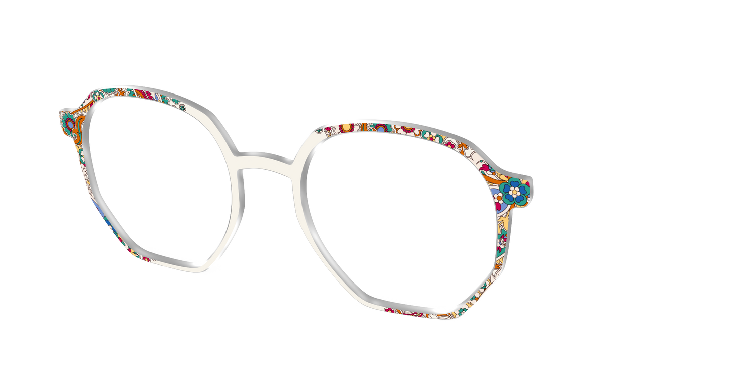 The Picturesque Paisley - Angle Top Image - Pair Eyewear