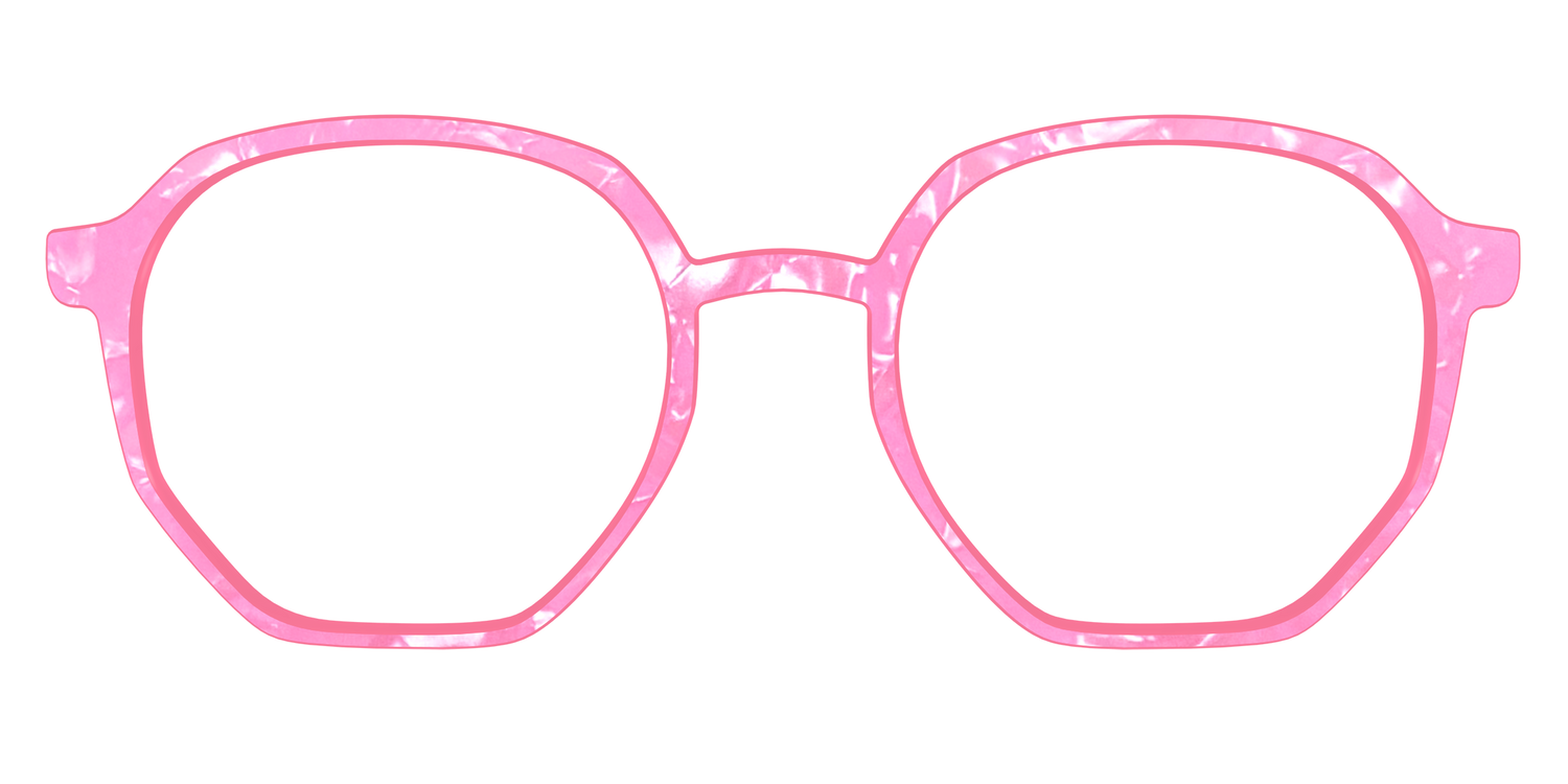 The Pink Tourmaline Pearl Marble - Front Top Image - Pair Eyewear