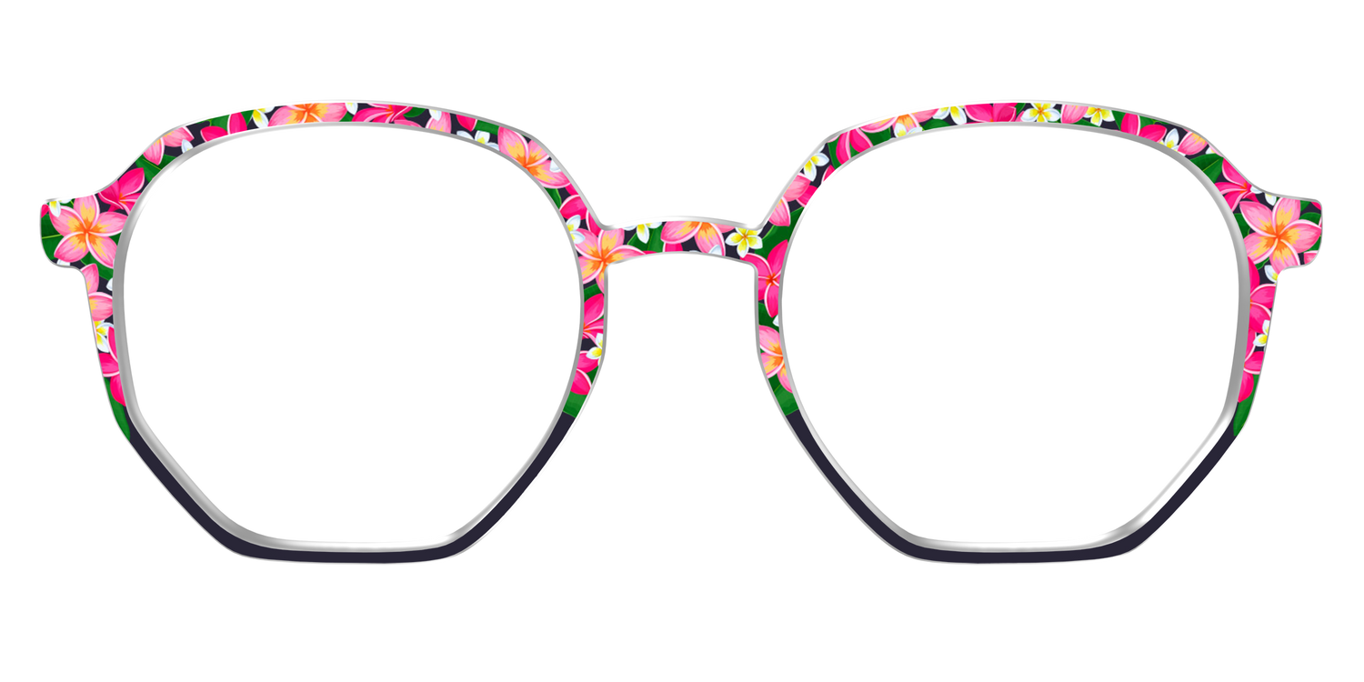 The Plumeria Crown - Front Top Image - Pair Eyewear