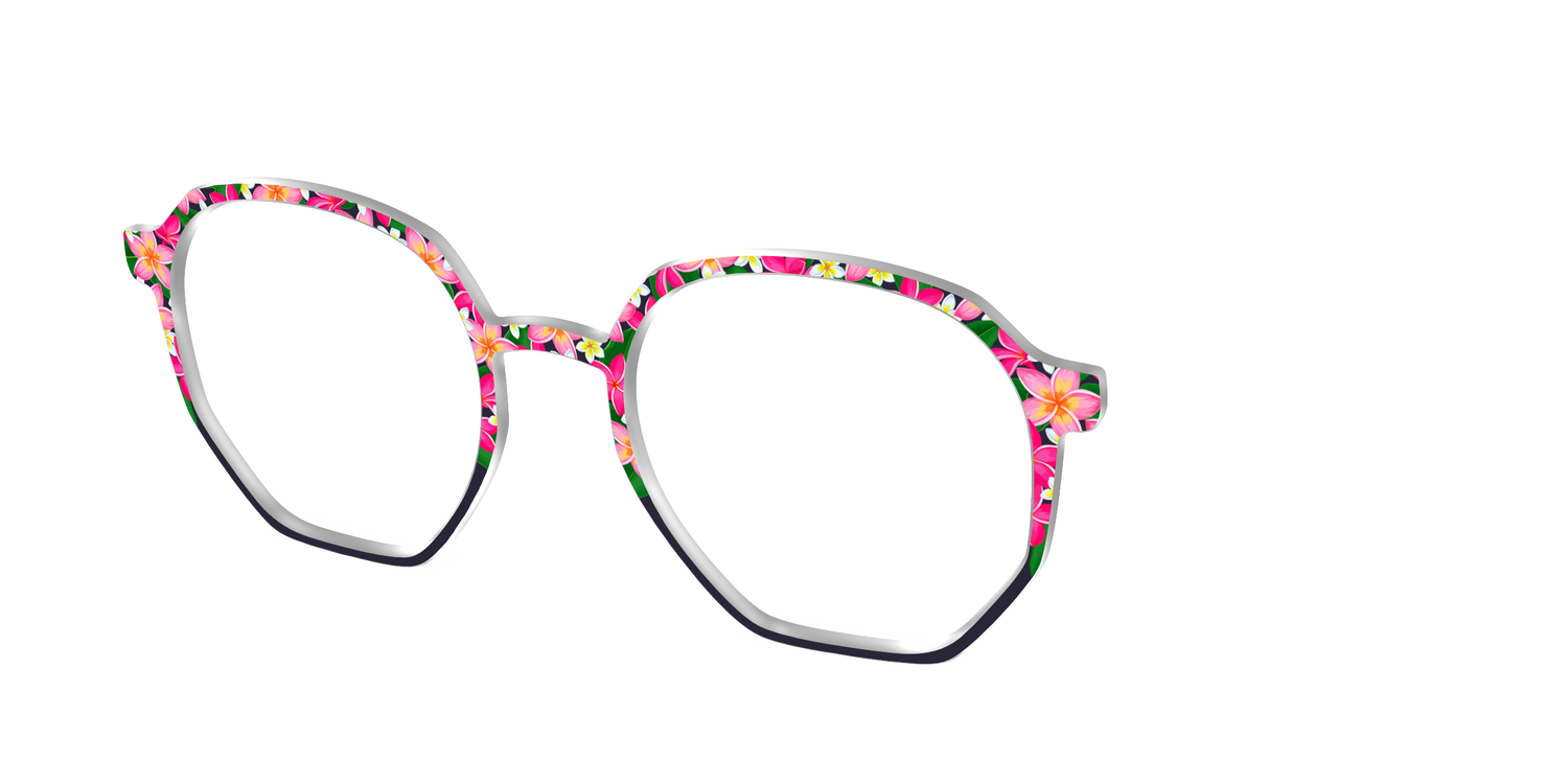 The Plumeria Crown - Angle Top Image - Pair Eyewear